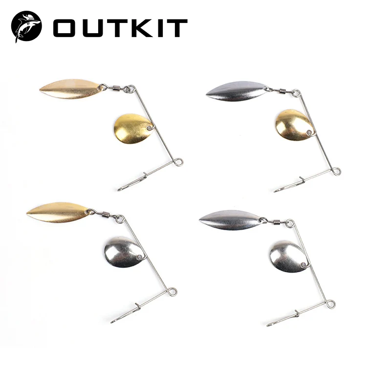 Fishing Lure Buzzbait - OUTKIT 5 pz 2.5g Spinner Richiamo