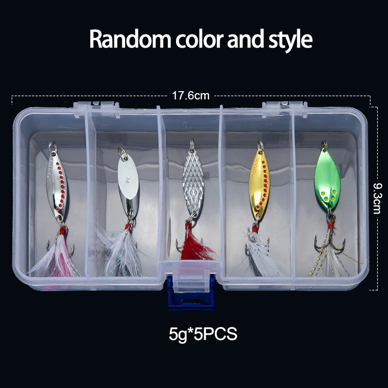 Fishing Lure Crankbait - Cucchiaio di metallo Spinner Richiamo di