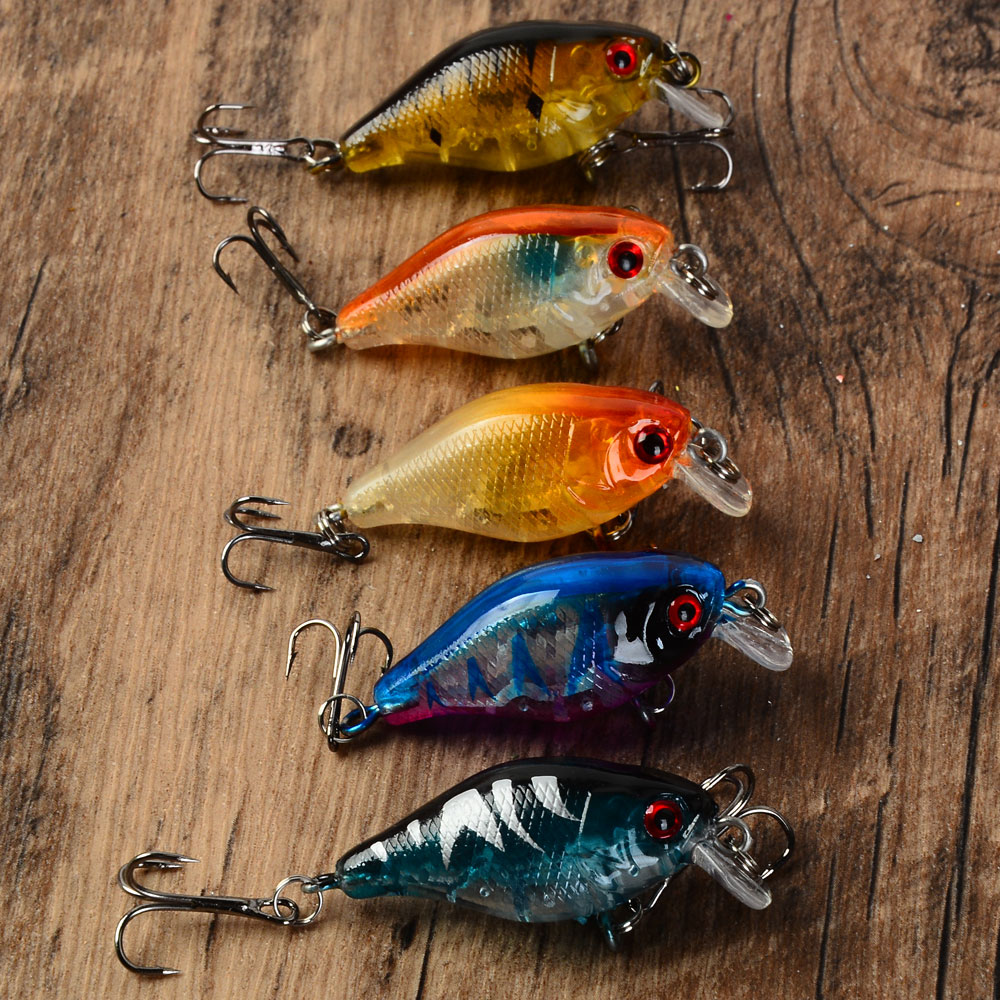 Fishing Lure Jerkbait - 5 pz Galleggiante Crankbaits Esca Richiamo
