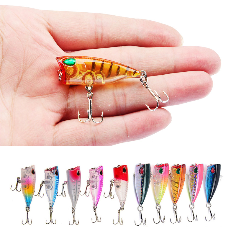 Fishing Lure Topwater - YUCONG 1PC Mini Popper Richiamo di