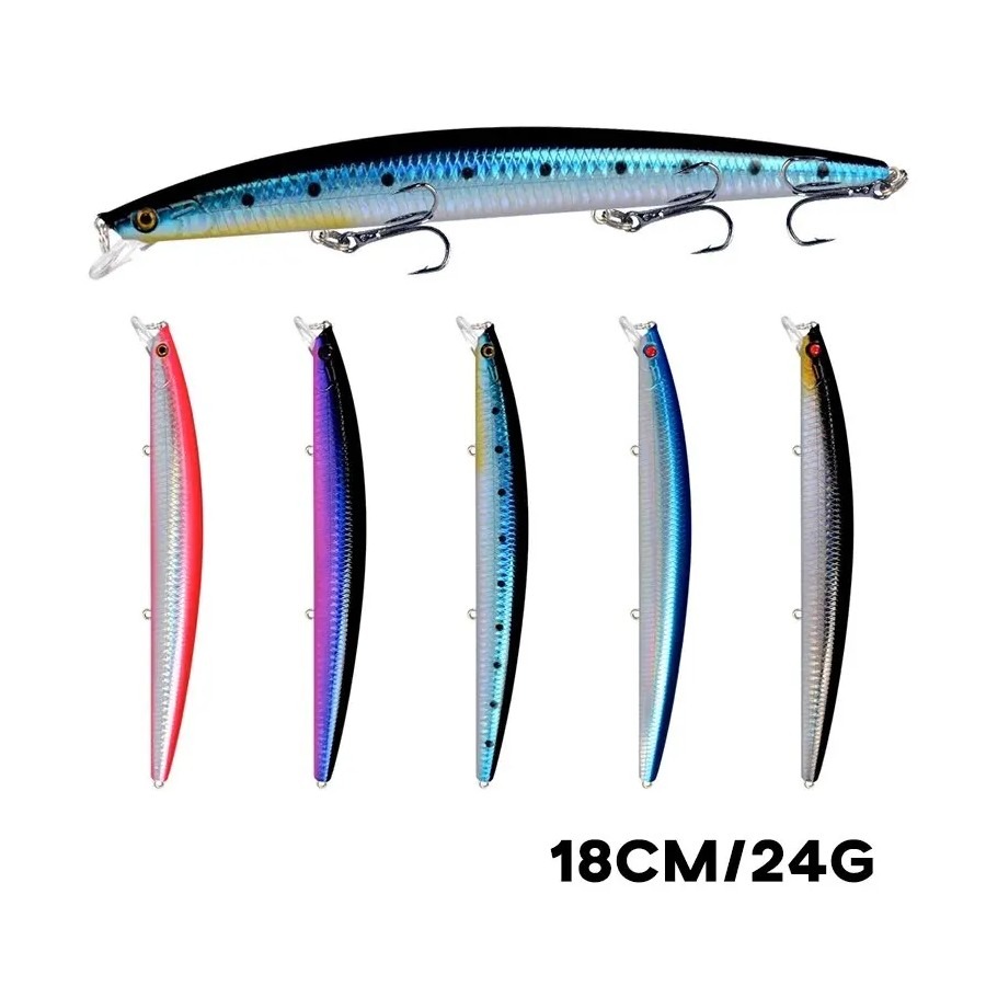 Fishing Lure Crankbait - Esca da Pesca Laser Minnow 18cm