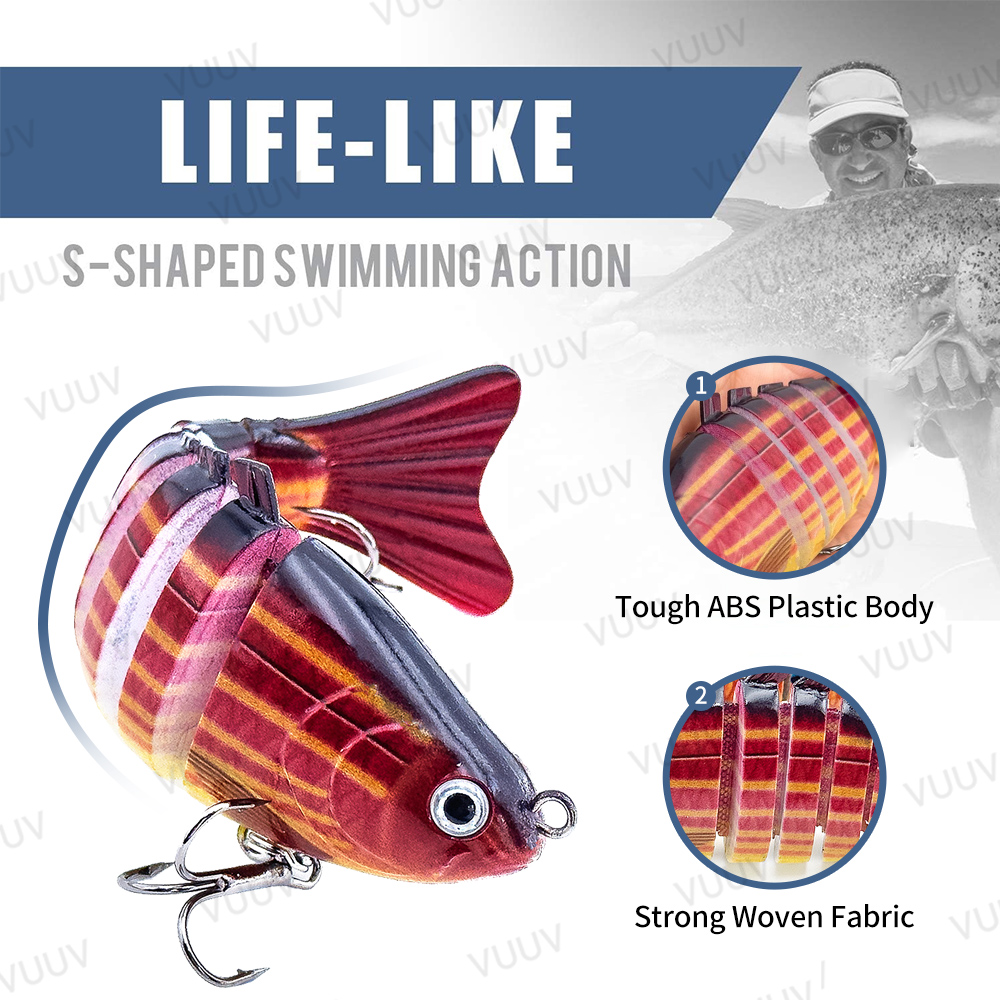 10 pz. Esche Artificiali Swimb - Fishing Lure Popper recensione e prezzo