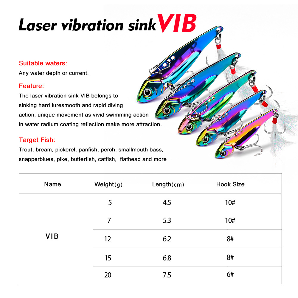 Esca Artificiale VIB in Metall - Fishing Lure Spoon recensione e prezzo