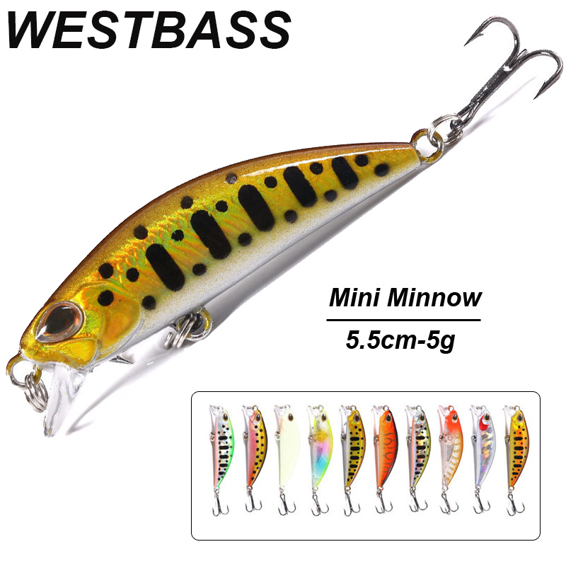 WESTBASS 1PX Micro Minnow Lure - Fishing Lure Jerkbait recensione e prezzo