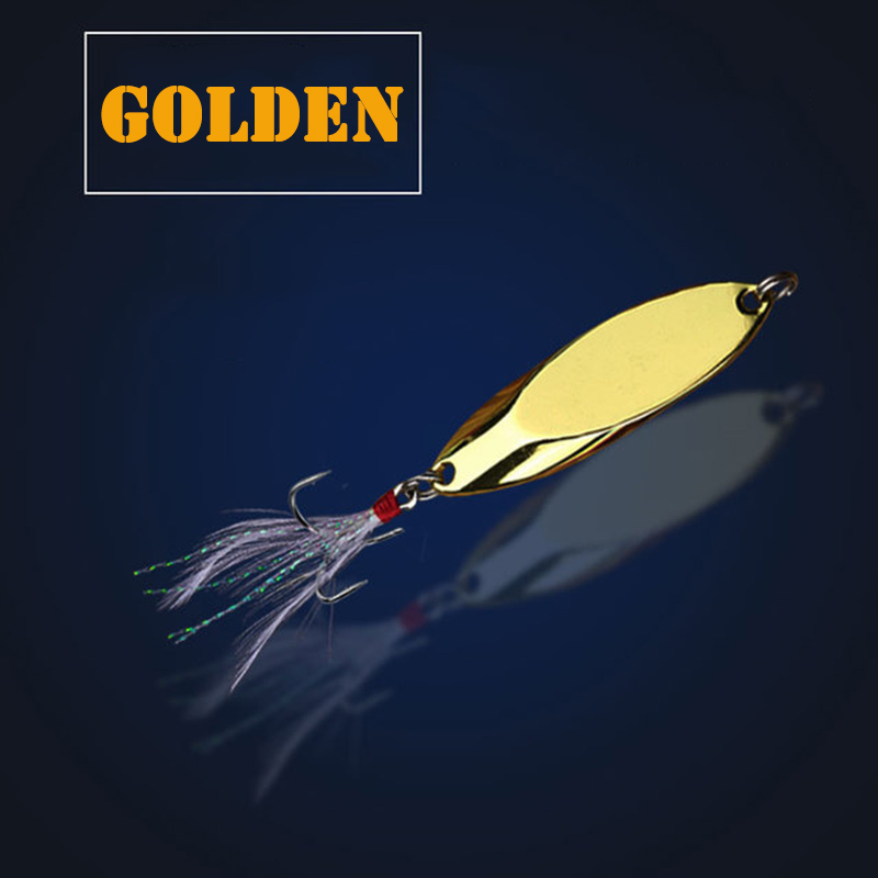 1pc 2.5g-35g cucchiaio di meta - Fishing Lure Spoon recensione e prezzo