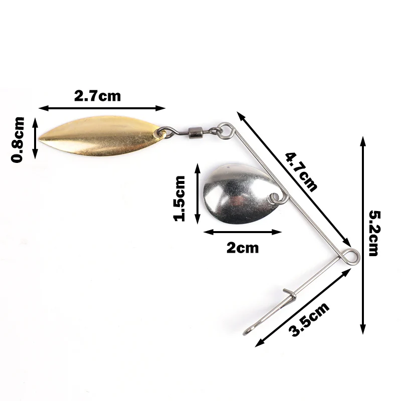 OUTKIT 5 pz 2.5g Spinner Richi - Fishing Lure Buzzbait recensione e prezzo