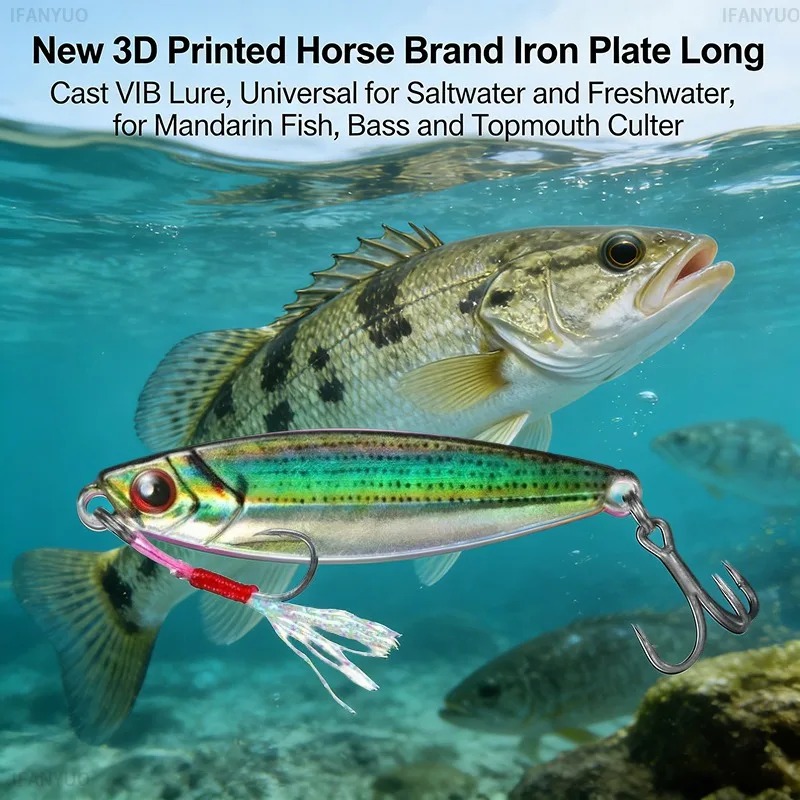 Esca da Pesca VIB in Metallo S - Fishing Lure Blade Bait recensione e prezzo
