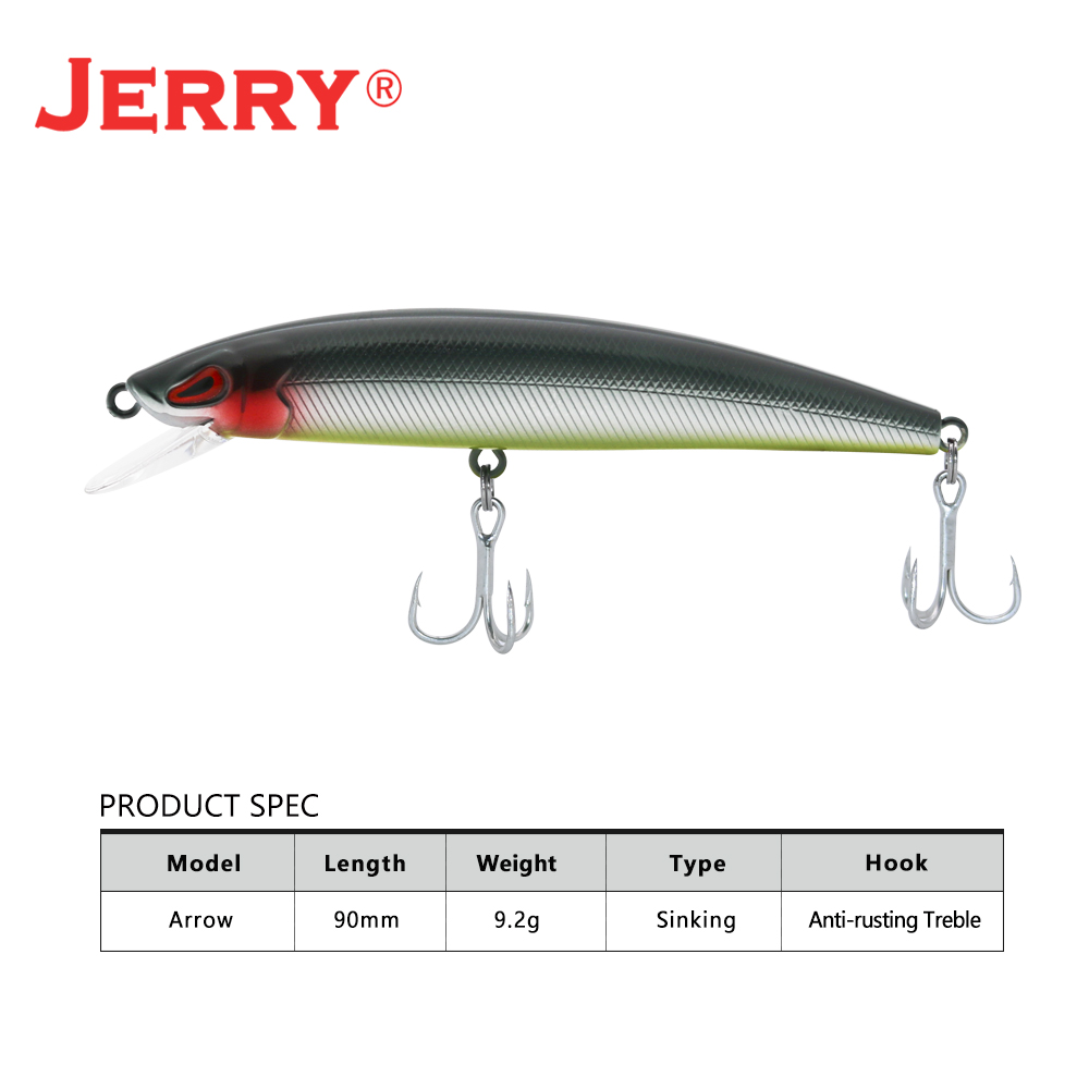 Jerry Arrow affondamento Casti - Fishing Lure Jerkbait recensione e prezzo