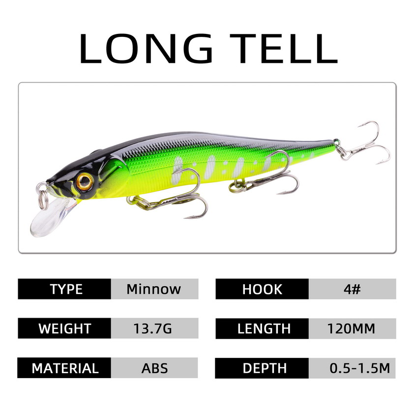 1 pz Esca da Pesca 115mm/14g M - Fishing Lure Crankbait recensione e prezzo
