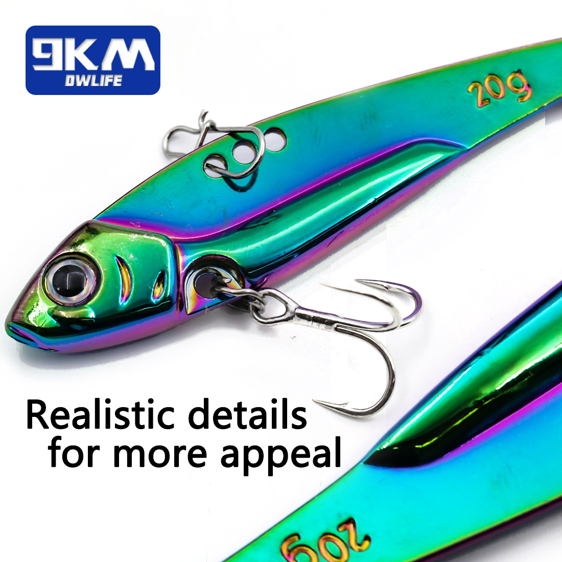 9KM 1PCS Lama in metallo Esche - Fishing Lure Blade Bait recensione e prezzo