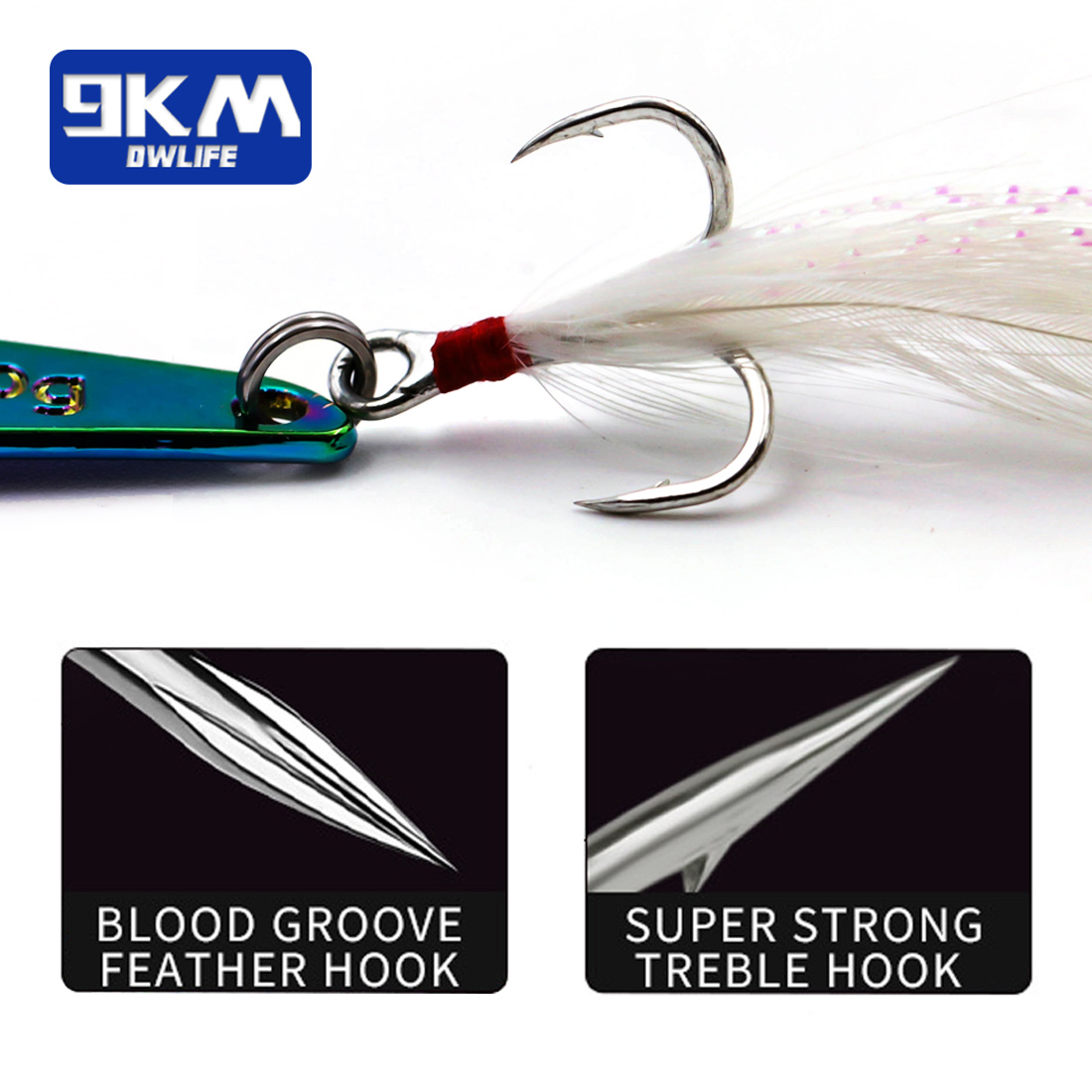9KM 1PCS Lama in metallo Esche - Fishing Lure Blade Bait recensione e prezzo