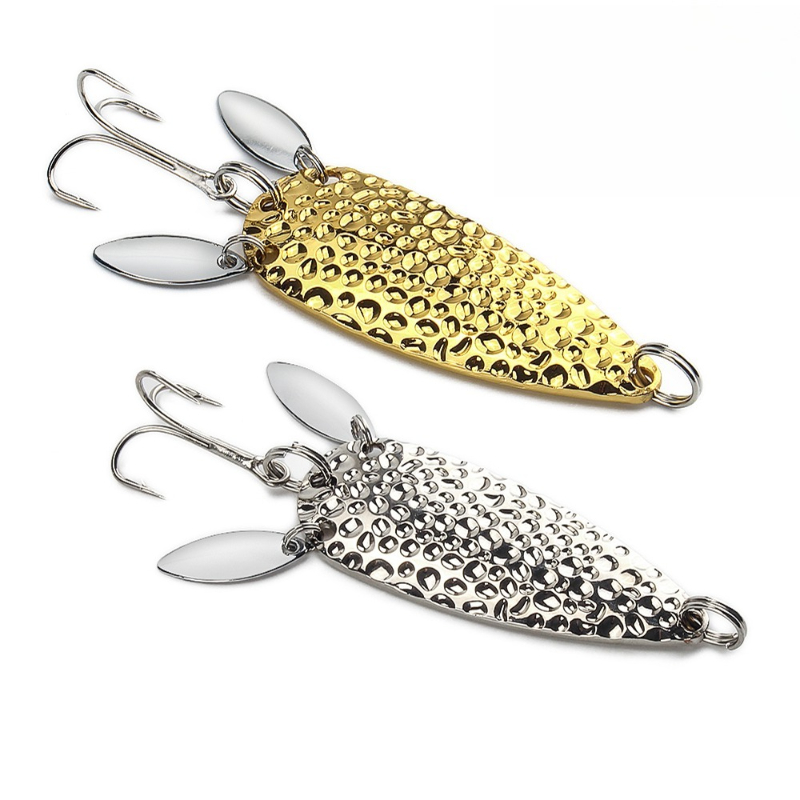 1 pz cucchiaio di metallo Spin - Fishing Lure Spoon recensione e prezzo