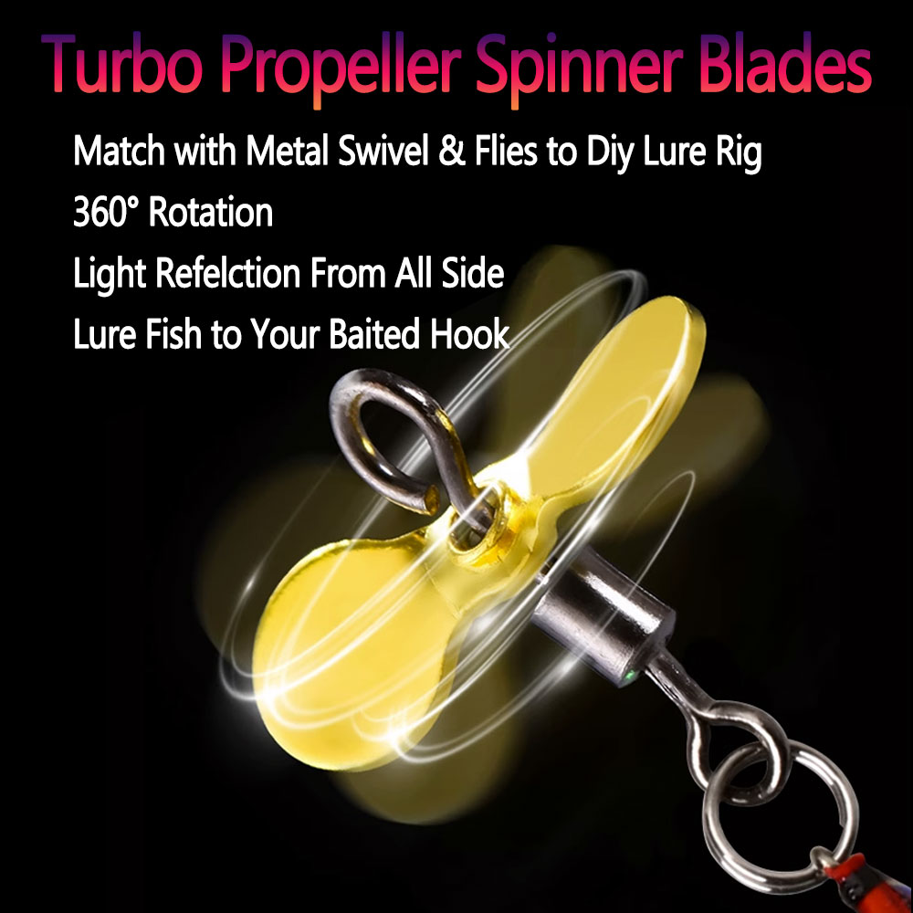 Bimoo 20 pz. Pale per eliche t - Fishing Lure Blade Bait recensione e prezzo