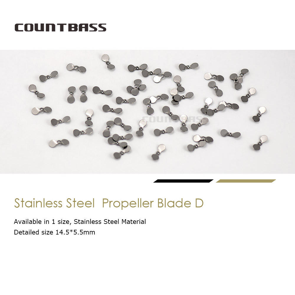 COUNTBASS 50 pz. Pale per elic - Fishing Lure Blade Bait recensione e prezzo