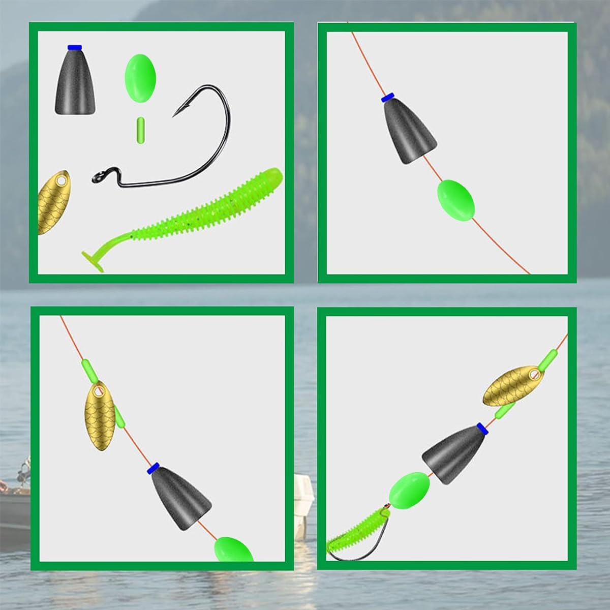 Perline Luminose Ovali per Pes - Fishing Lure Making Kit recensione e prezzo