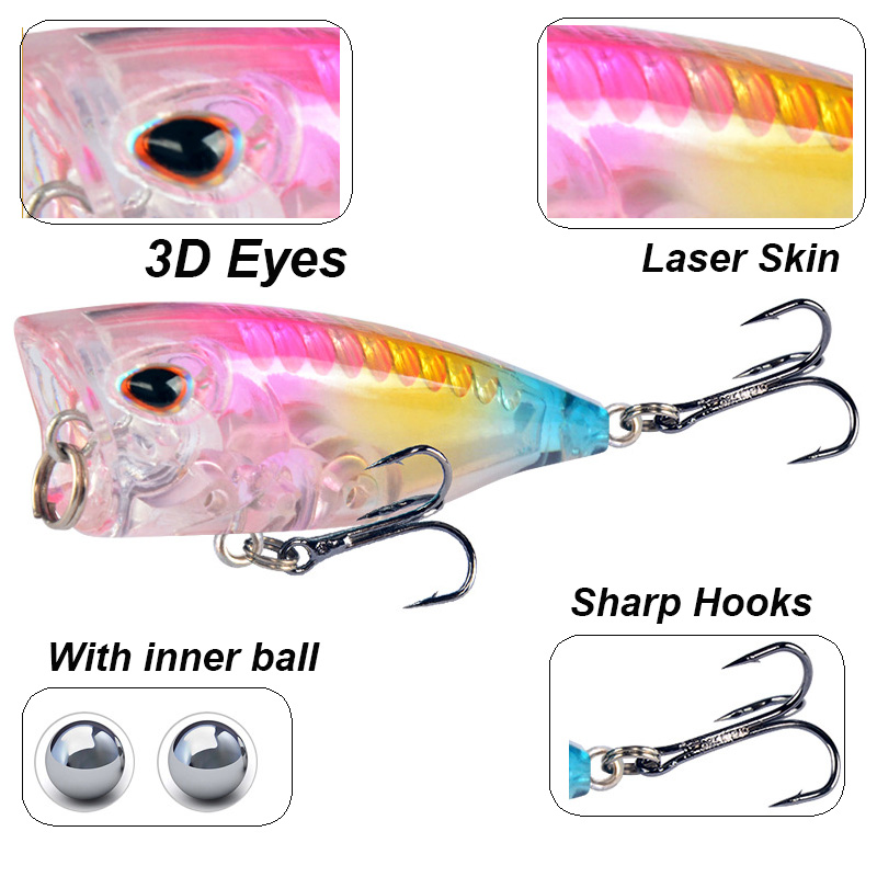 YUCONG 1PC Mini Popper Richiam - Fishing Lure Topwater recensione e prezzo