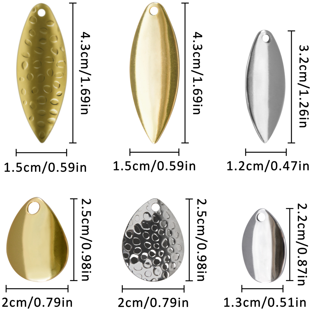 50 pz Richiamo di Pesca Spinne - Fishing Lure Buzzbait recensione e prezzo