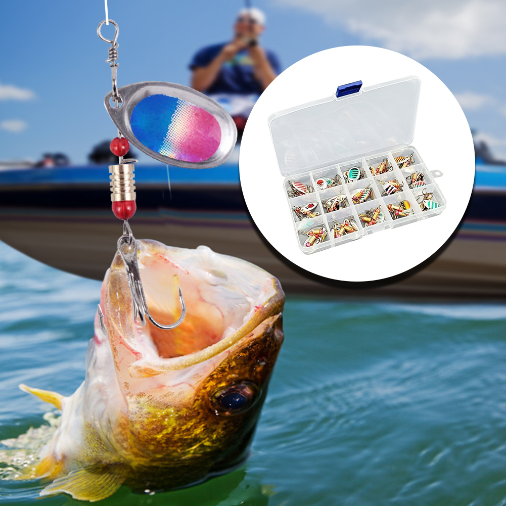 30 pz. Esche artificiali a cuc - Fishing Lure Spinner recensione e prezzo