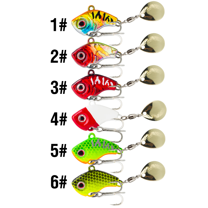 Set di 6 Esche Metalliche Rota - Fishing Lure Spinnerbait recensione e prezzo