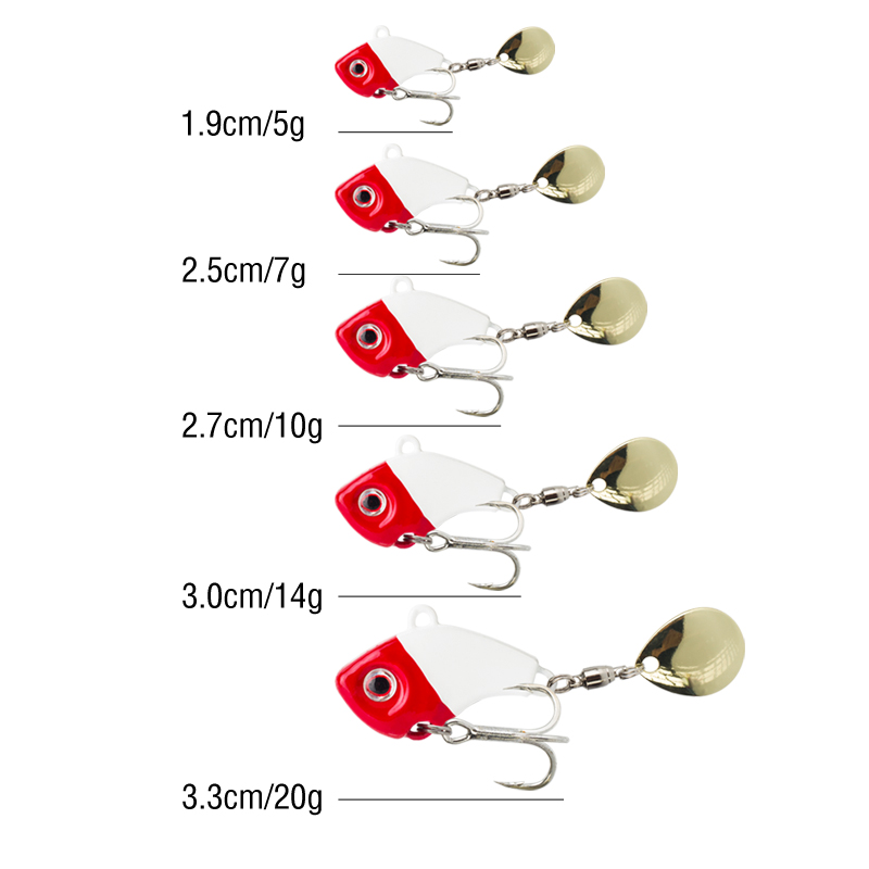 Set di 6 Esche Metalliche Rota - Fishing Lure Spinnerbait recensione e prezzo