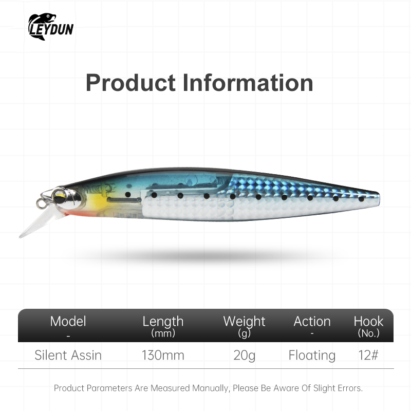 LEYDUN Esche Artificiali Galle - Fishing Lure Blade Bait recensione e prezzo